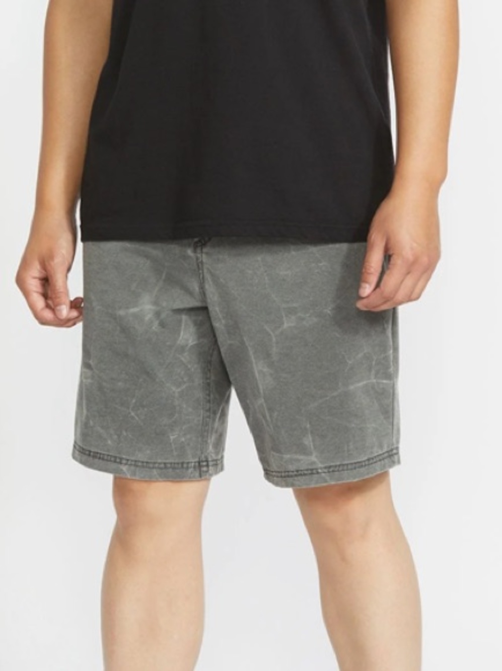 Volcom Men's Washed Gray Casual Shorts